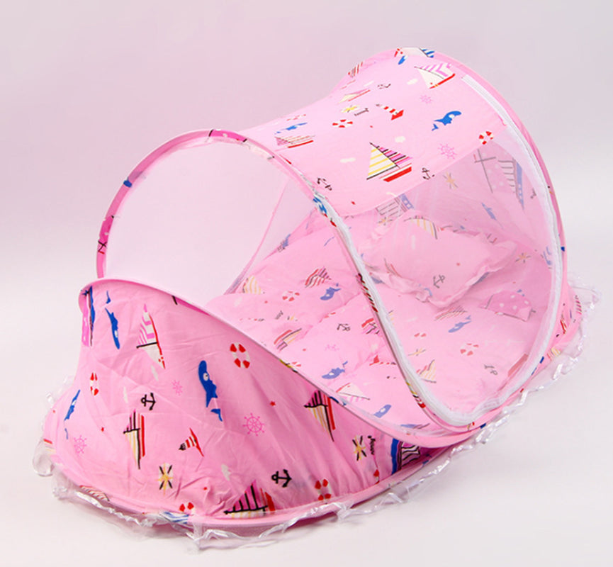 Foldable Baby Bed Net with Pillow Net 2Pieces Set