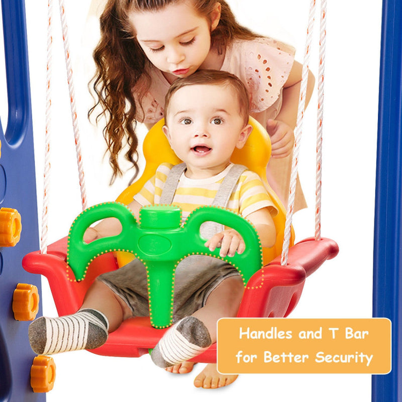 3-In-1 Junior Children Climber Slide Playset