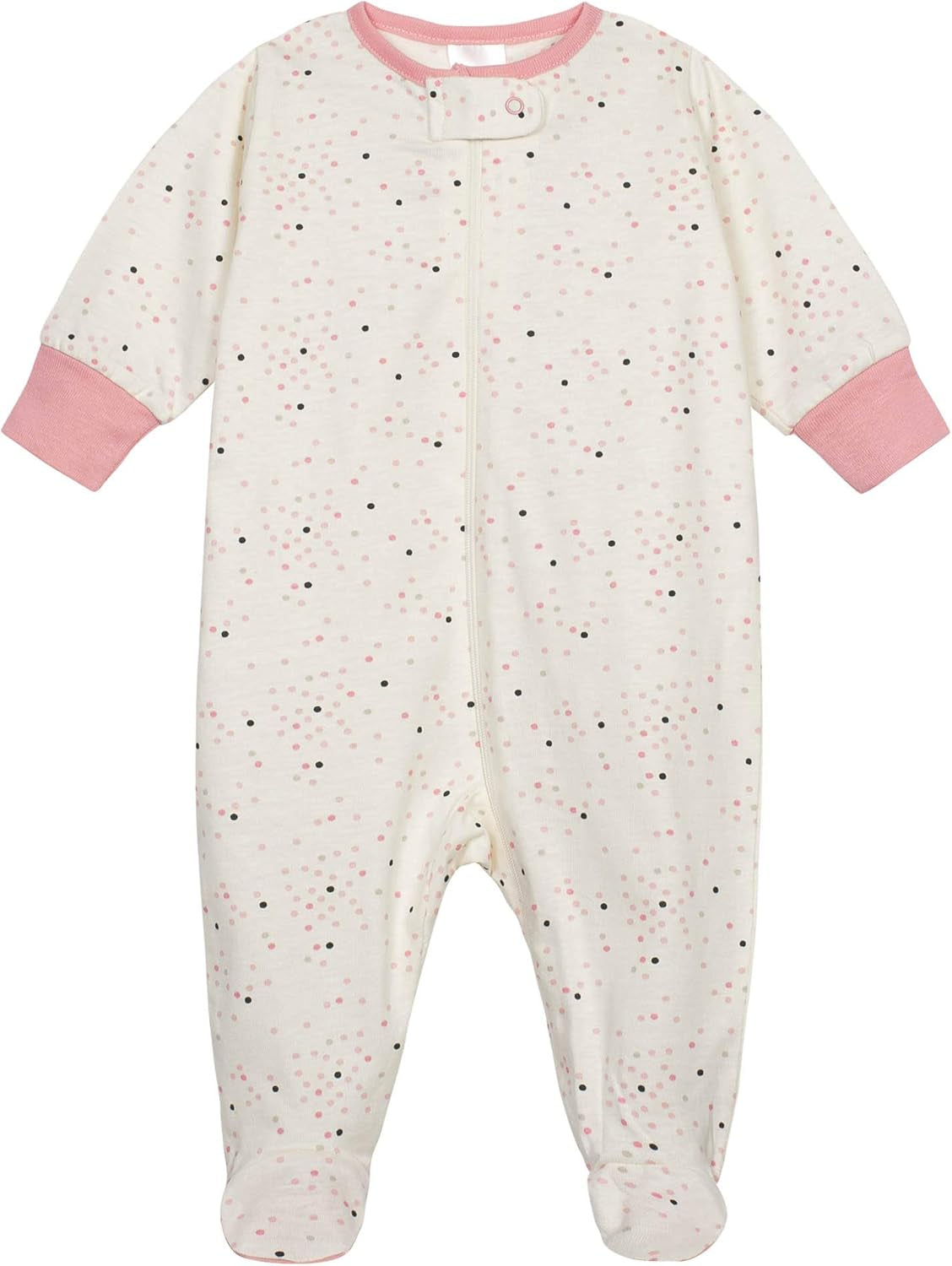Baby-Girls 4-Pack Sleep 'N Play Footies Multi Pack