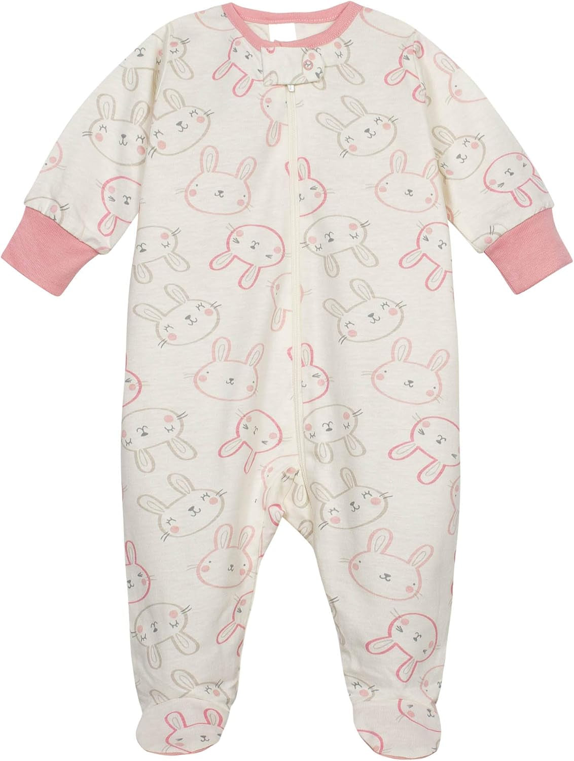 Baby-Girls 4-Pack Sleep 'N Play Footies Multi Pack