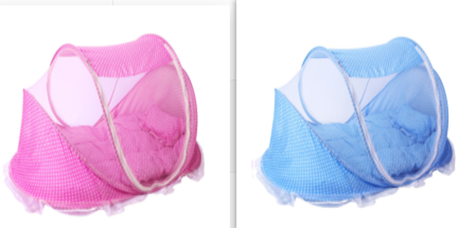 Foldable Baby Bed Net with Pillow Net 2Pieces Set