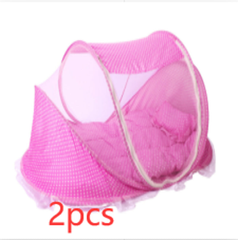 Foldable Baby Bed Net with Pillow Net 2Pieces Set