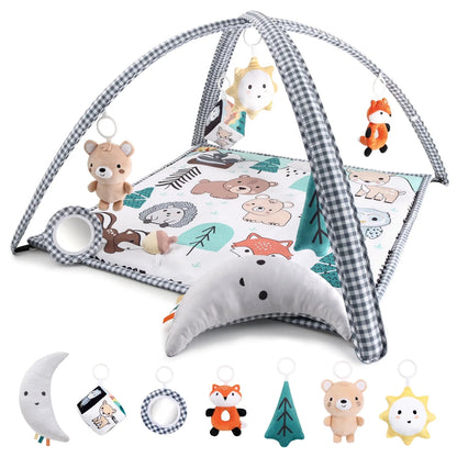 Woodland 7-In-1 Activity Play Gym and Play Mat for Baby