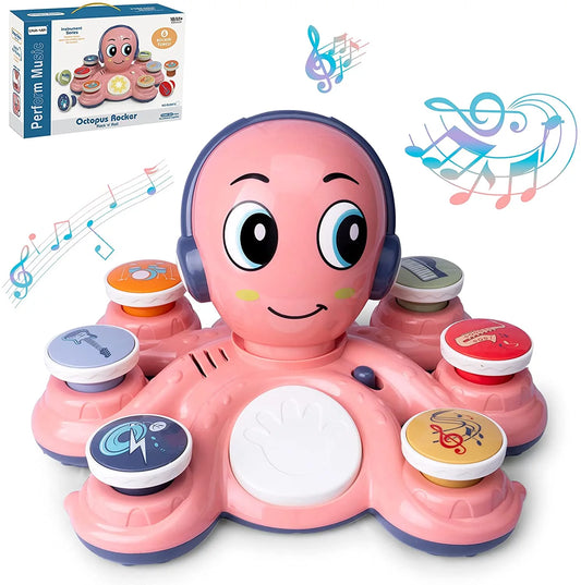 Baby Musical Octopus Toys, Learning Toys for Toddlers, Preschooler, Baby Birthday Gift