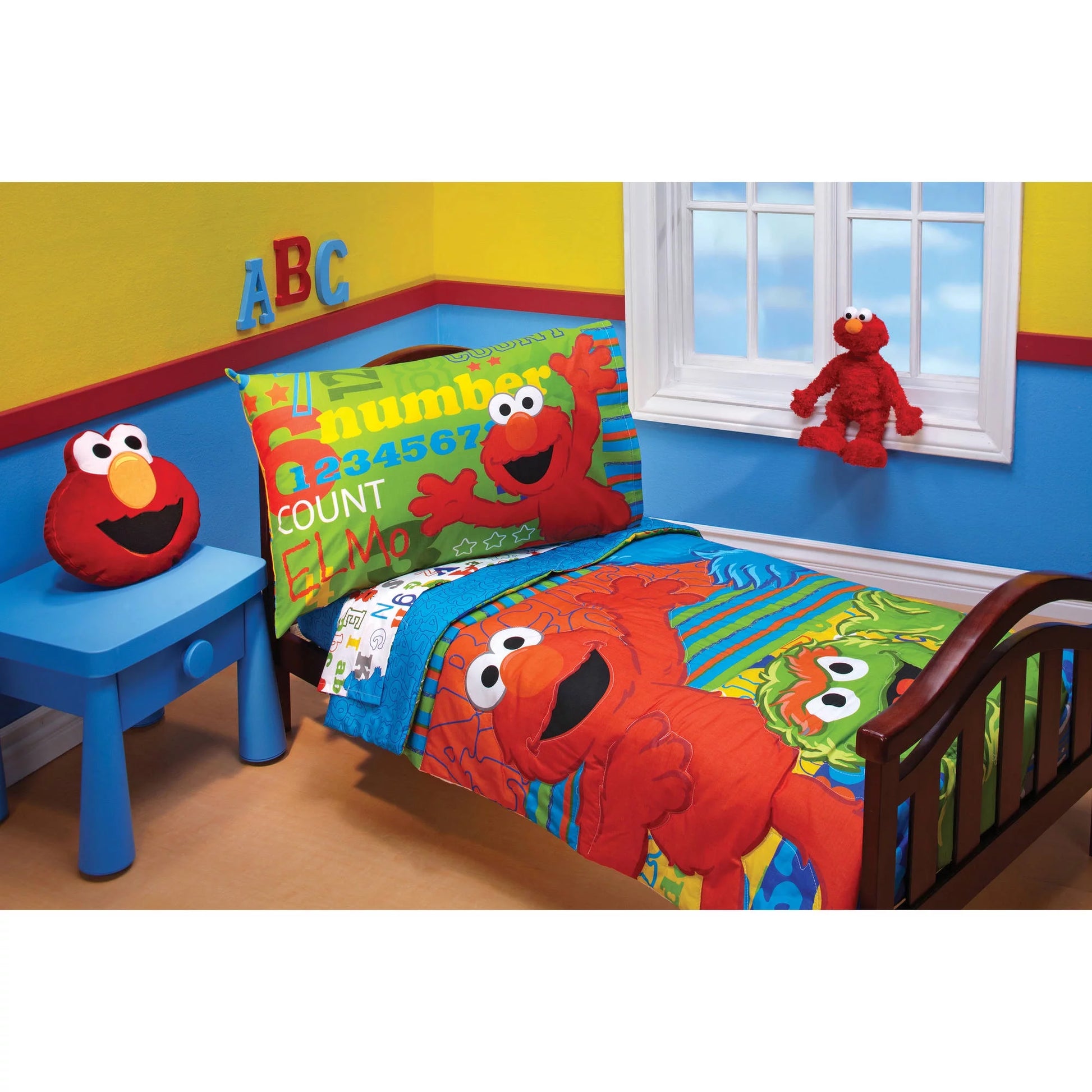 ABC 123 Toddler 4 Piece Bedding Set