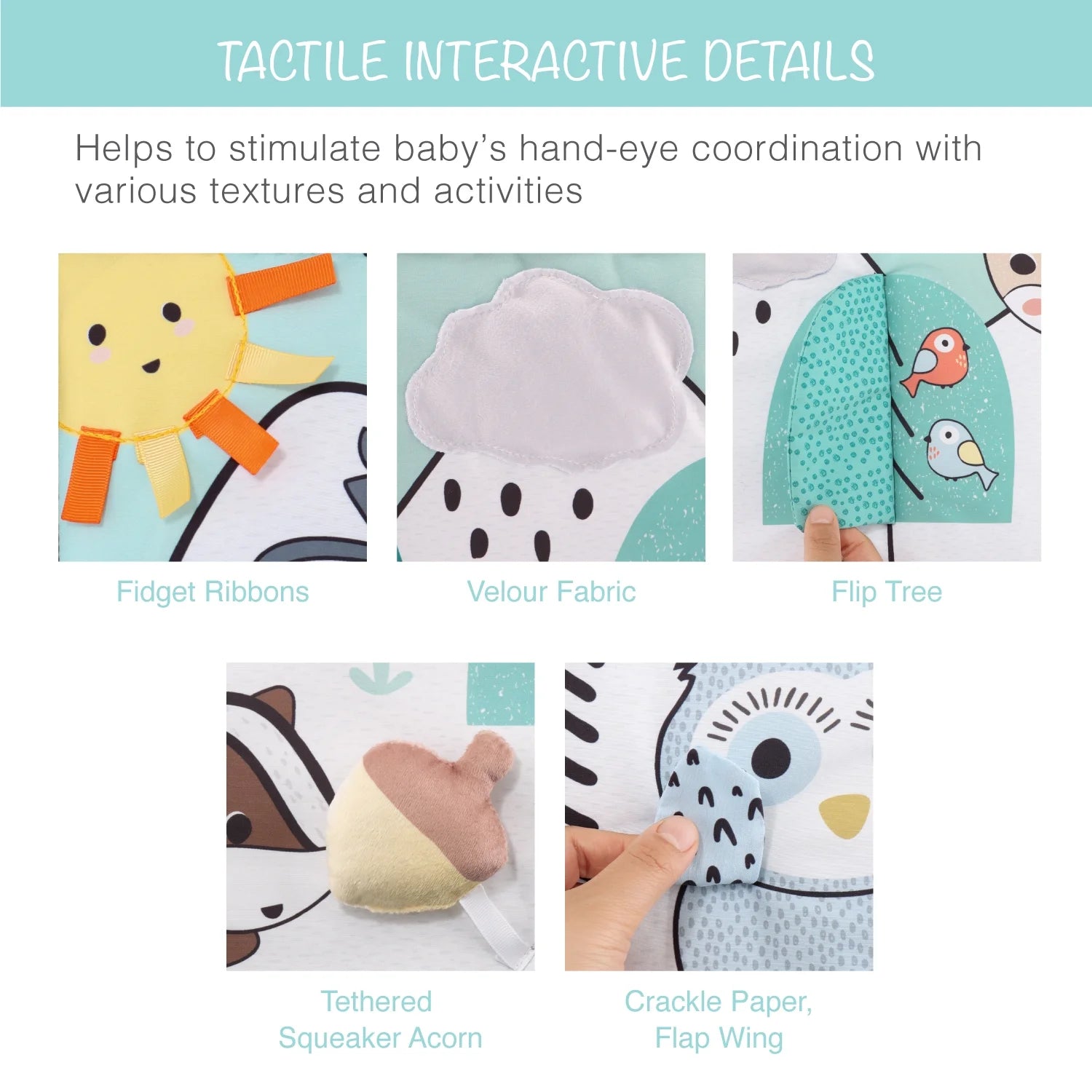 Woodland 7-In-1 Activity Play Gym and Play Mat for Baby