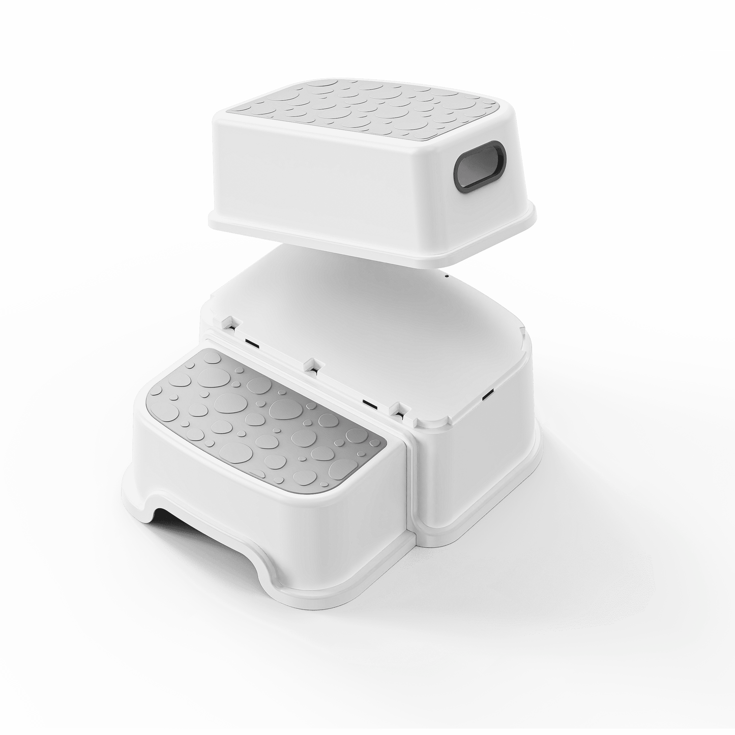 2 Step Stool for Kids -Toddler Step Stool for Bathroom Sink-Dual Height 9.5" Non-Slip for Potty Training, Kitchen, Bedroom & Classroom