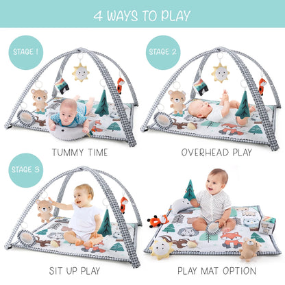 Woodland 7-In-1 Activity Play Gym and Play Mat for Baby