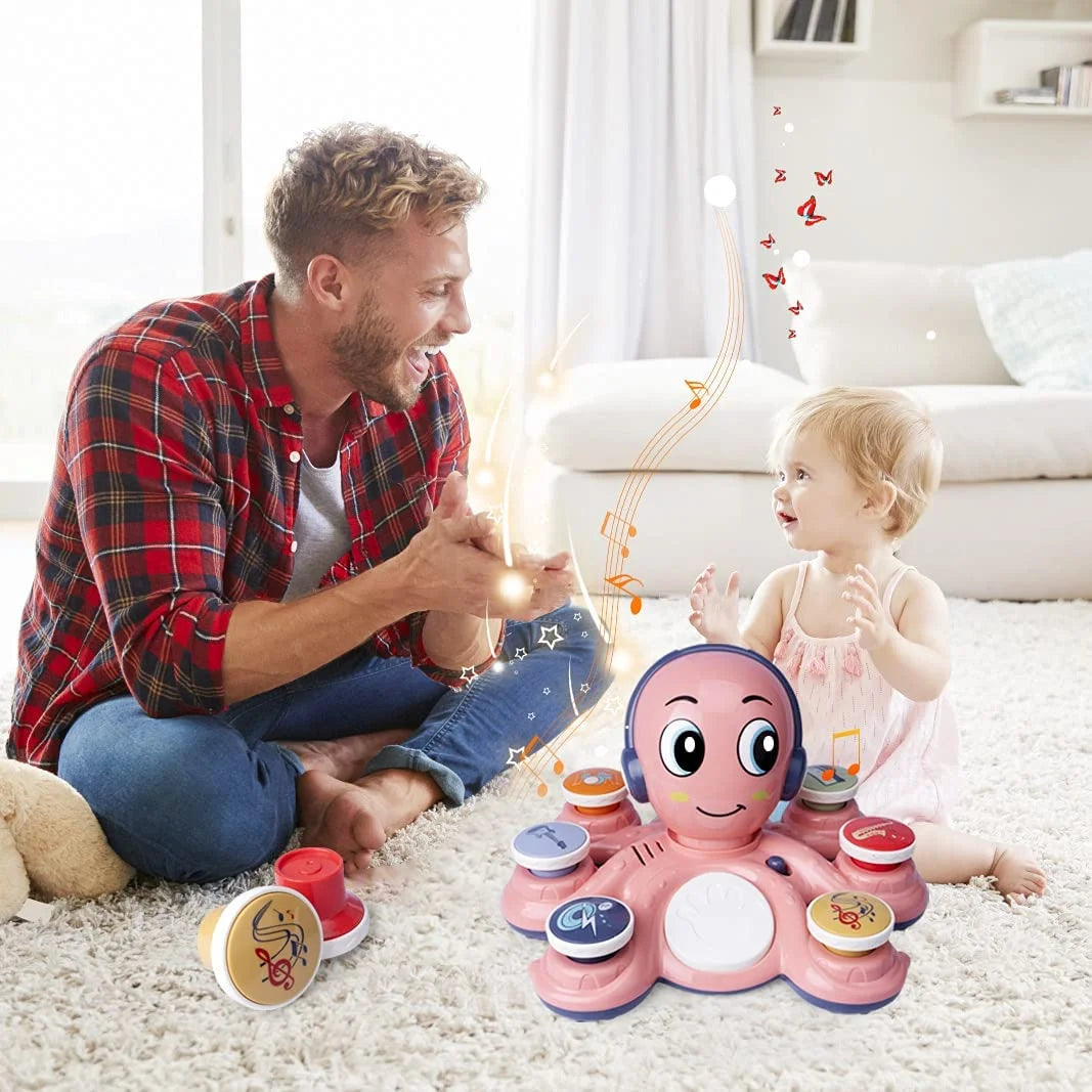 Baby Musical Octopus Toys, Learning Toys for Toddlers, Preschooler, Baby Birthday Gift