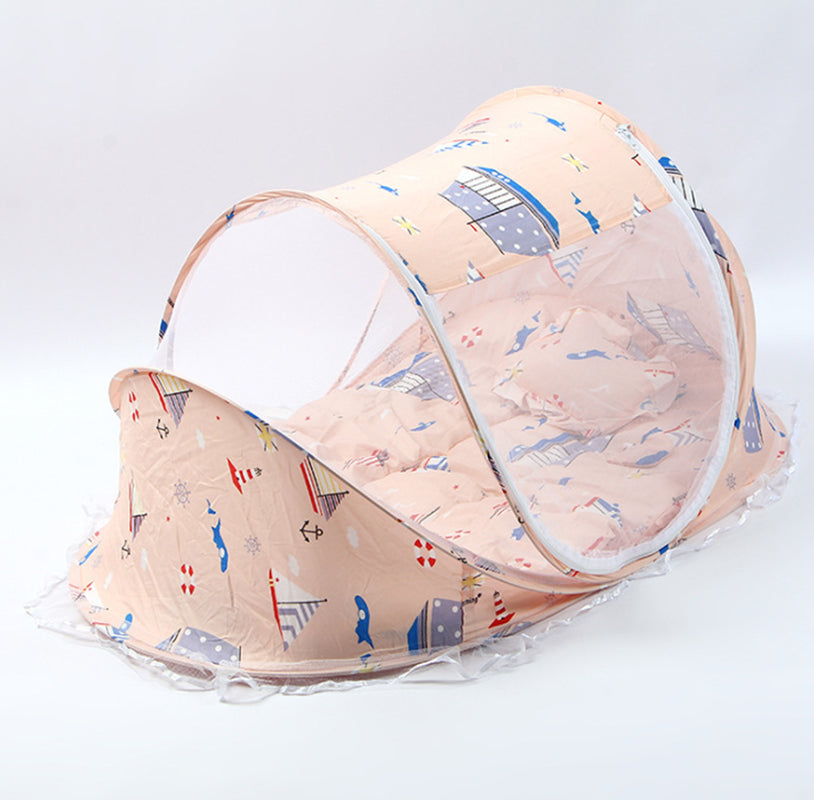 Foldable Baby Bed Net with Pillow Net 2Pieces Set
