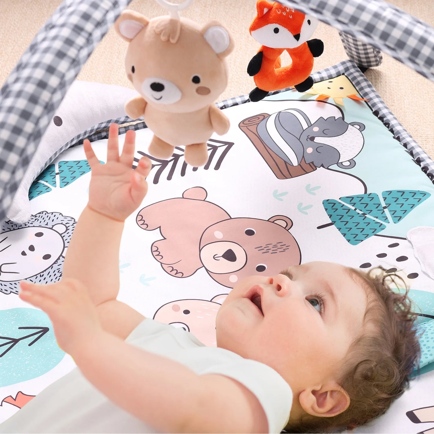 Woodland 7-In-1 Activity Play Gym and Play Mat for Baby