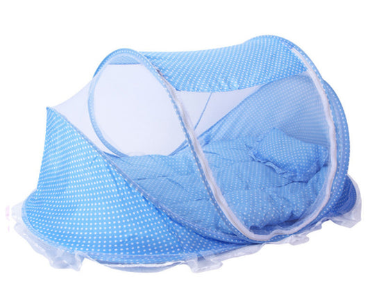 Foldable Baby Bed Net with Pillow Net 2Pieces Set