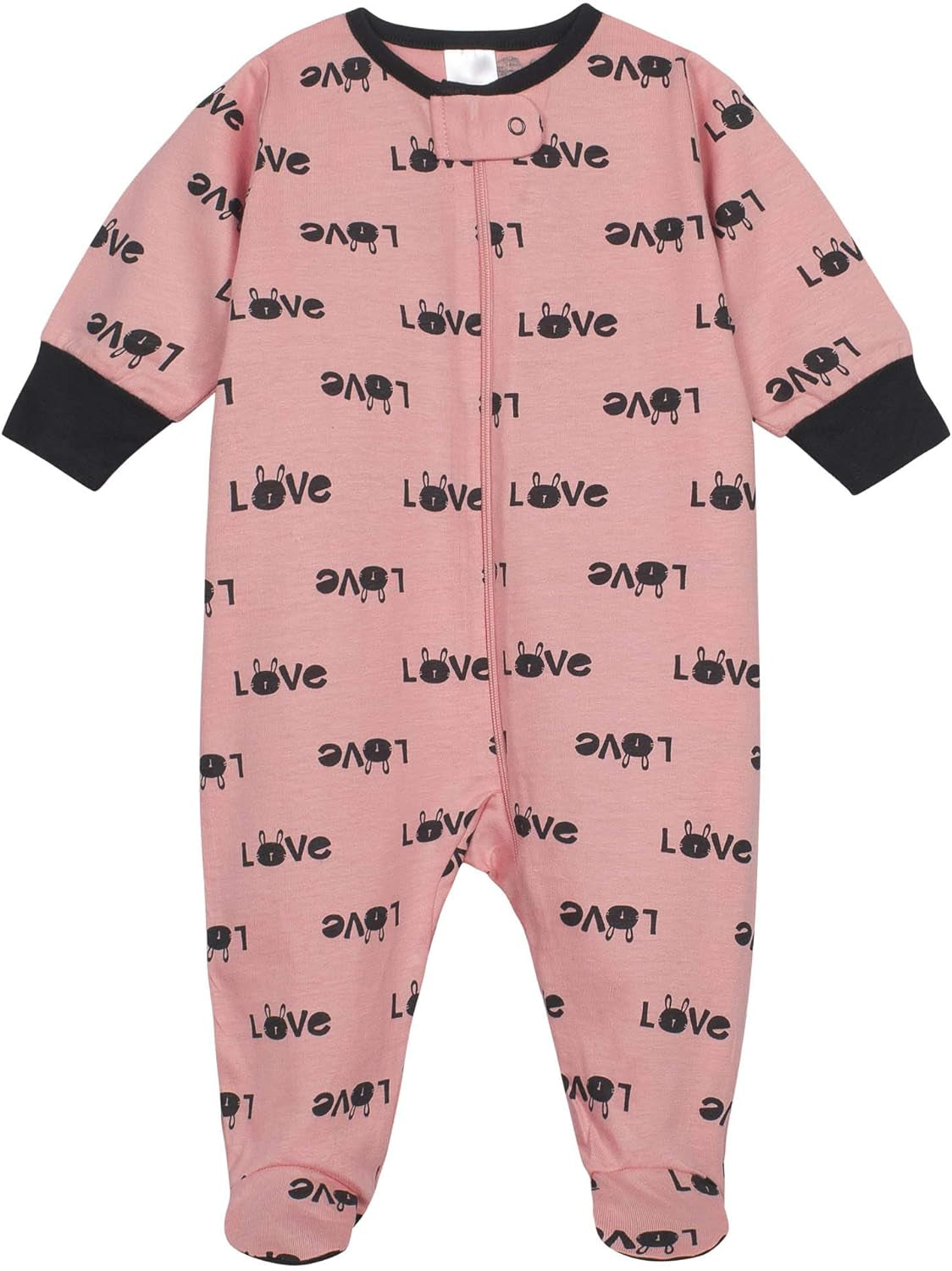 Baby-Girls 4-Pack Sleep 'N Play Footies Multi Pack