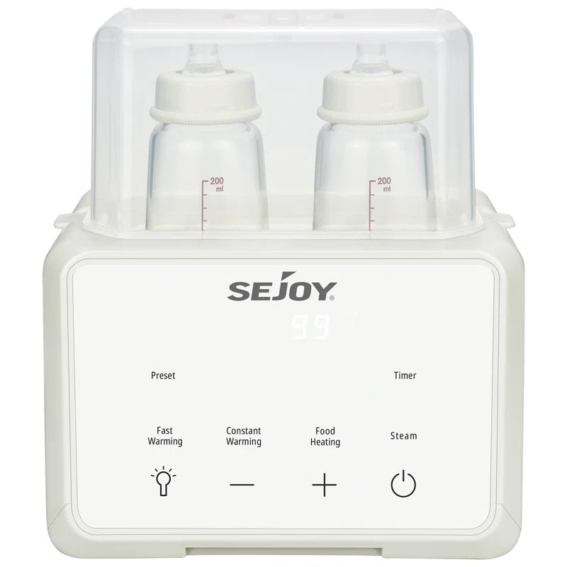 Bottle Warmer, Fast Baby Food Heater for Milk Formula, Steam Sterilizer with a Defrost Basket
