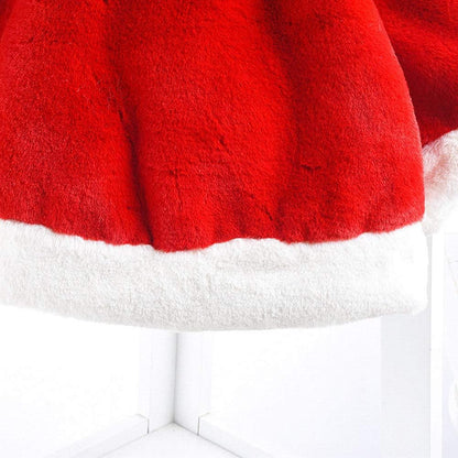 Baby Girls Winter Fur Cape Coat Thick Jacket Cute Pom Pom Warm Outerwears