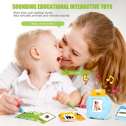 Talking Flash Cards with 224 Sight Words, Montessori Learning Toys, Toddler Learning Educational Gifts for Age 1 2 3 4 5 Years Old Boys and Girls